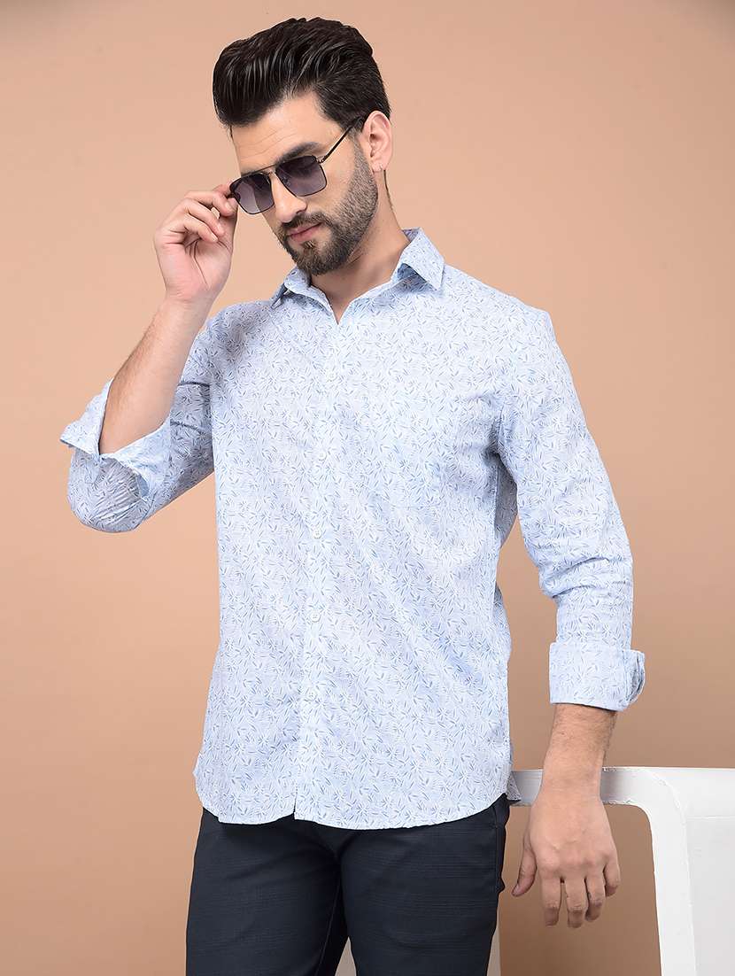 Men Long Sleeves Printed Casual Shirt - 21716534 -  Standard Image - 1