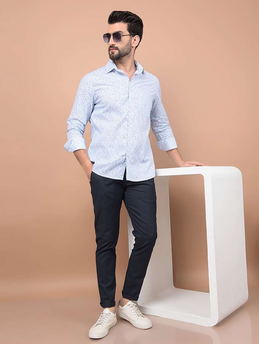 Men Long Sleeves Printed Casual Shirt - 21716534 -  Standard Image - 4
