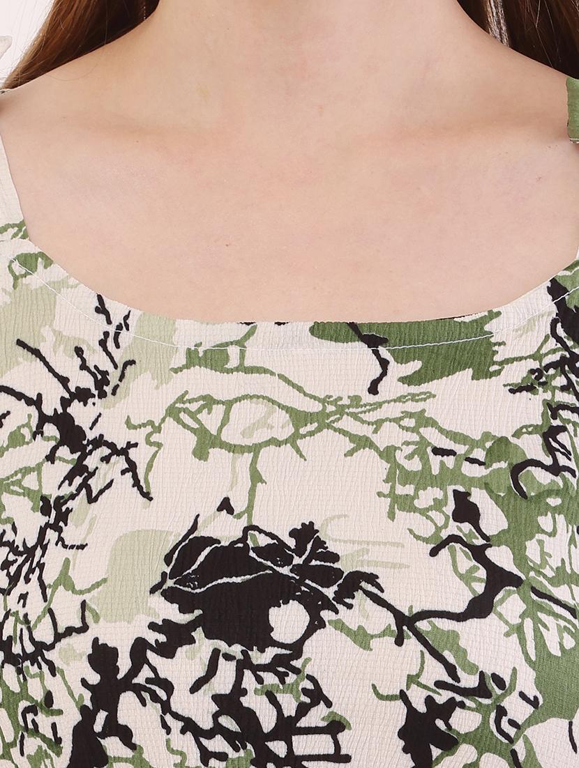 women printed sleeveless nightwear shorts set - 21716576 - Standard Image - 6