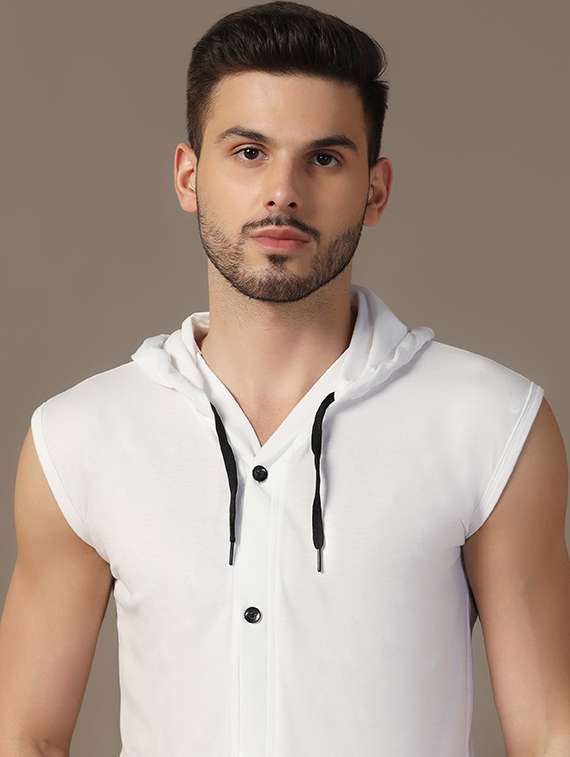 men sleeveless plain t-shirt - 21717483 -  Standard Image - 4