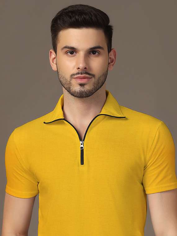 men short sleeves plain polo t-shirt - 21717524 -  Standard Image - 4