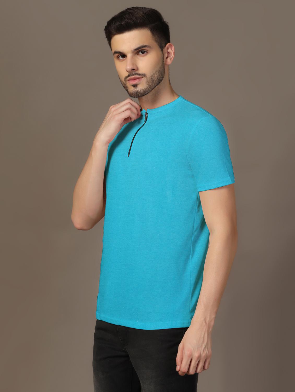 men short sleeves plain t-shirt - 21717580 - Standard Image - 1