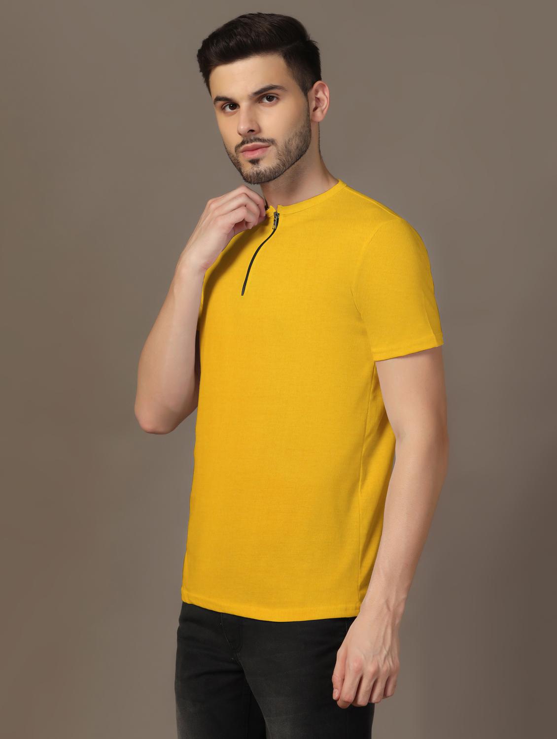 men short sleeves plain t-shirt - 21717584 - Standard Image - 1