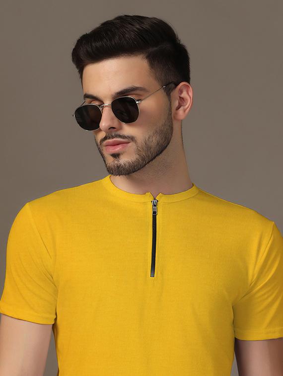 men short sleeves plain t-shirt - 21717584 - Standard Image - 4