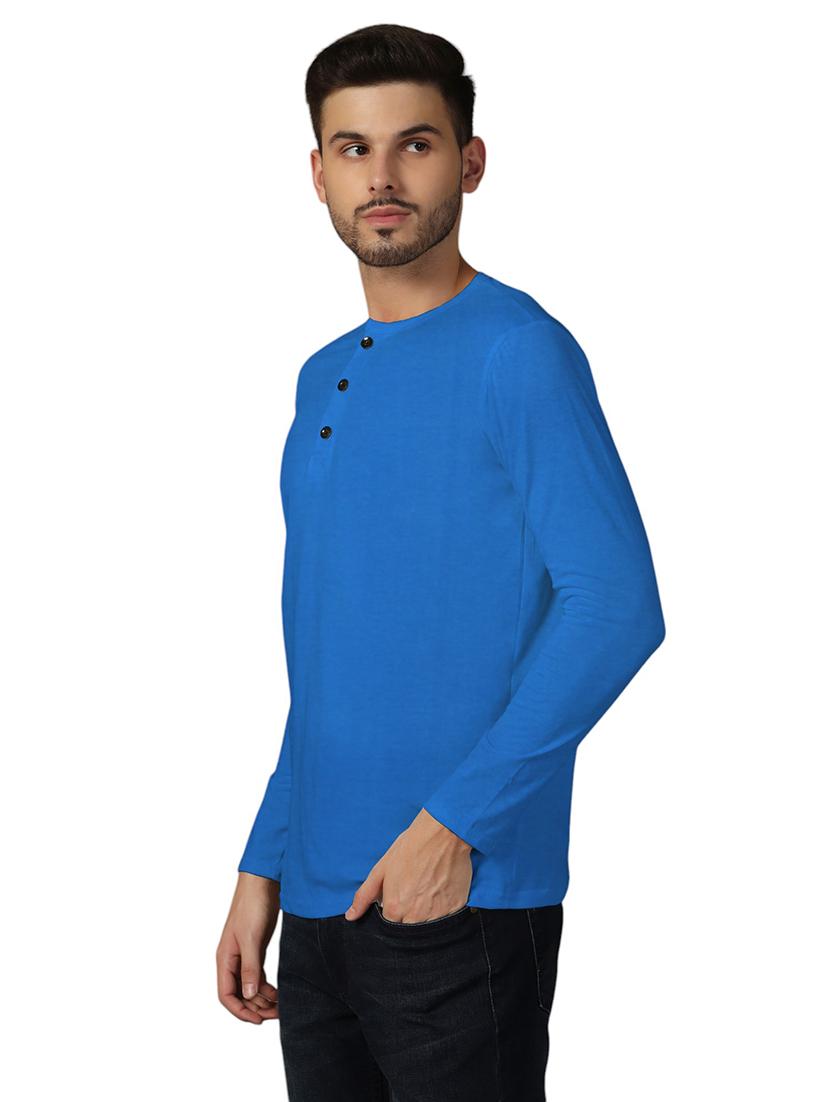 men long sleeves plain t-shirt - 21717647 - Standard Image - 1