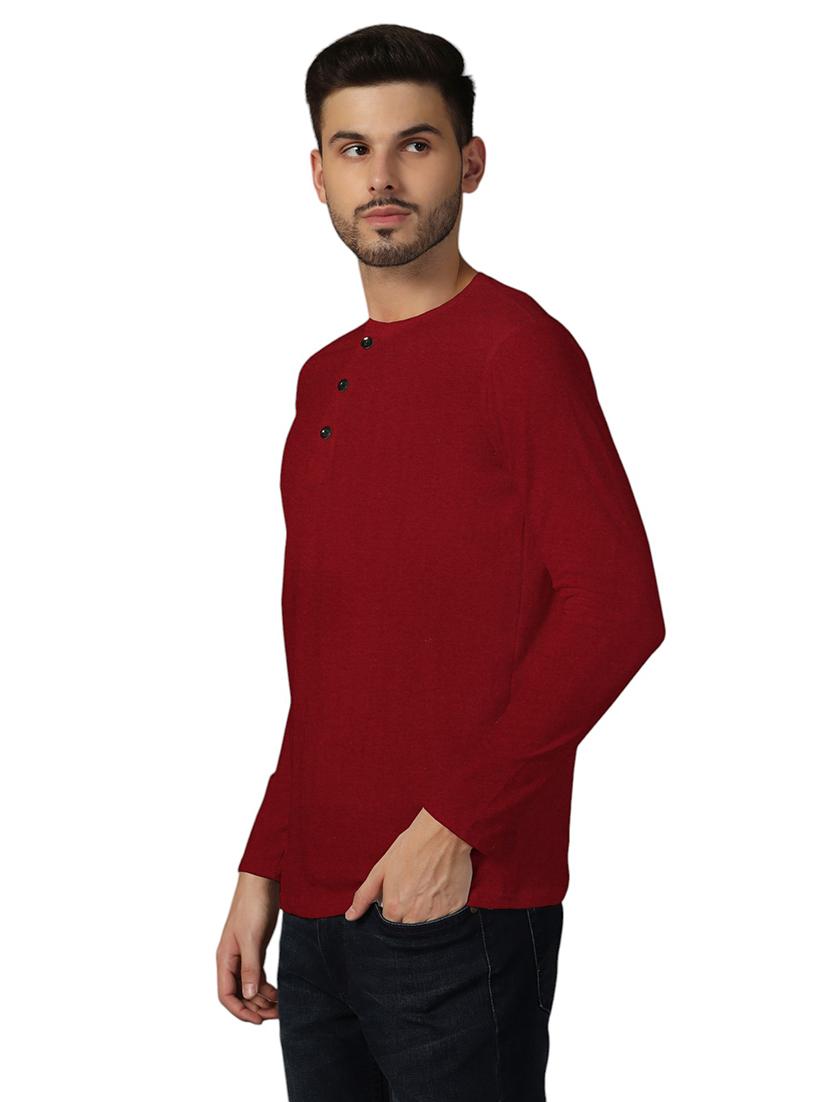 men long sleeves plain t-shirt - 21717649 - Standard Image - 1