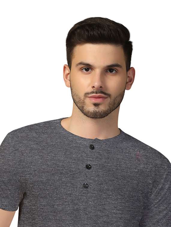 men short sleeves plain t-shirt - 21717656 - Standard Image - 4