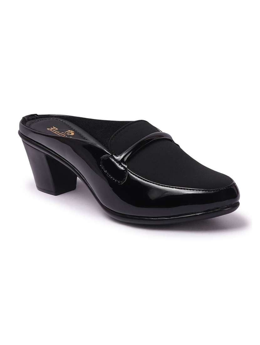 women black slip on mules - 21717708 -  Standard Image - 1