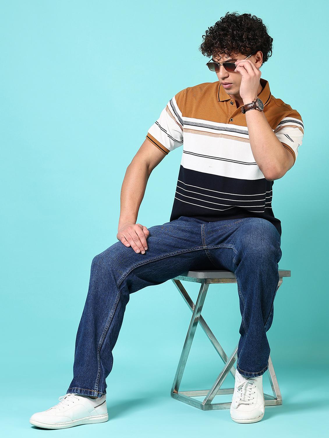 men washed mid rise jeans - 21717997 - Standard Image - 4