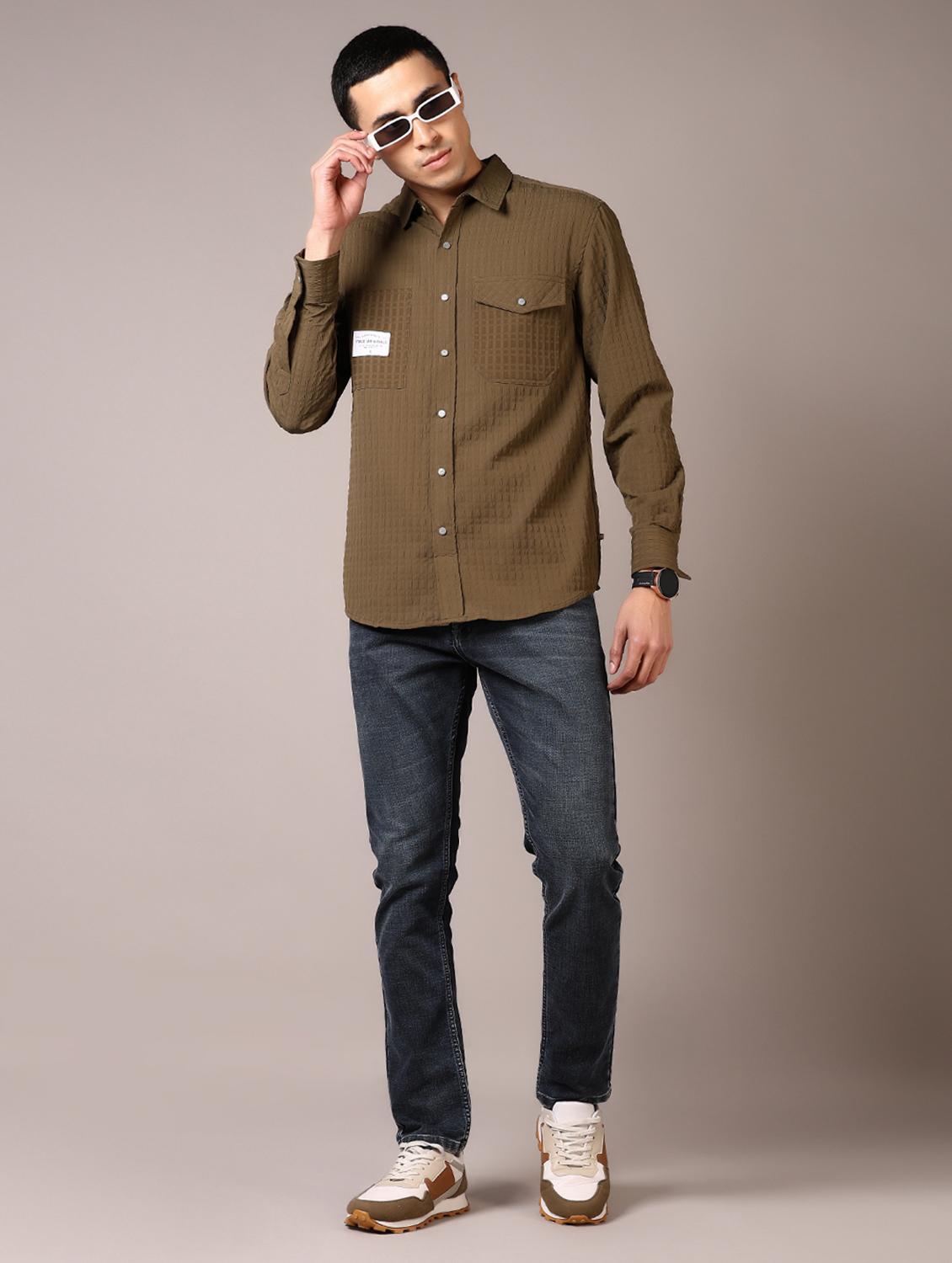 men washed mid rise jeans - 21718004 - Standard Image - 4