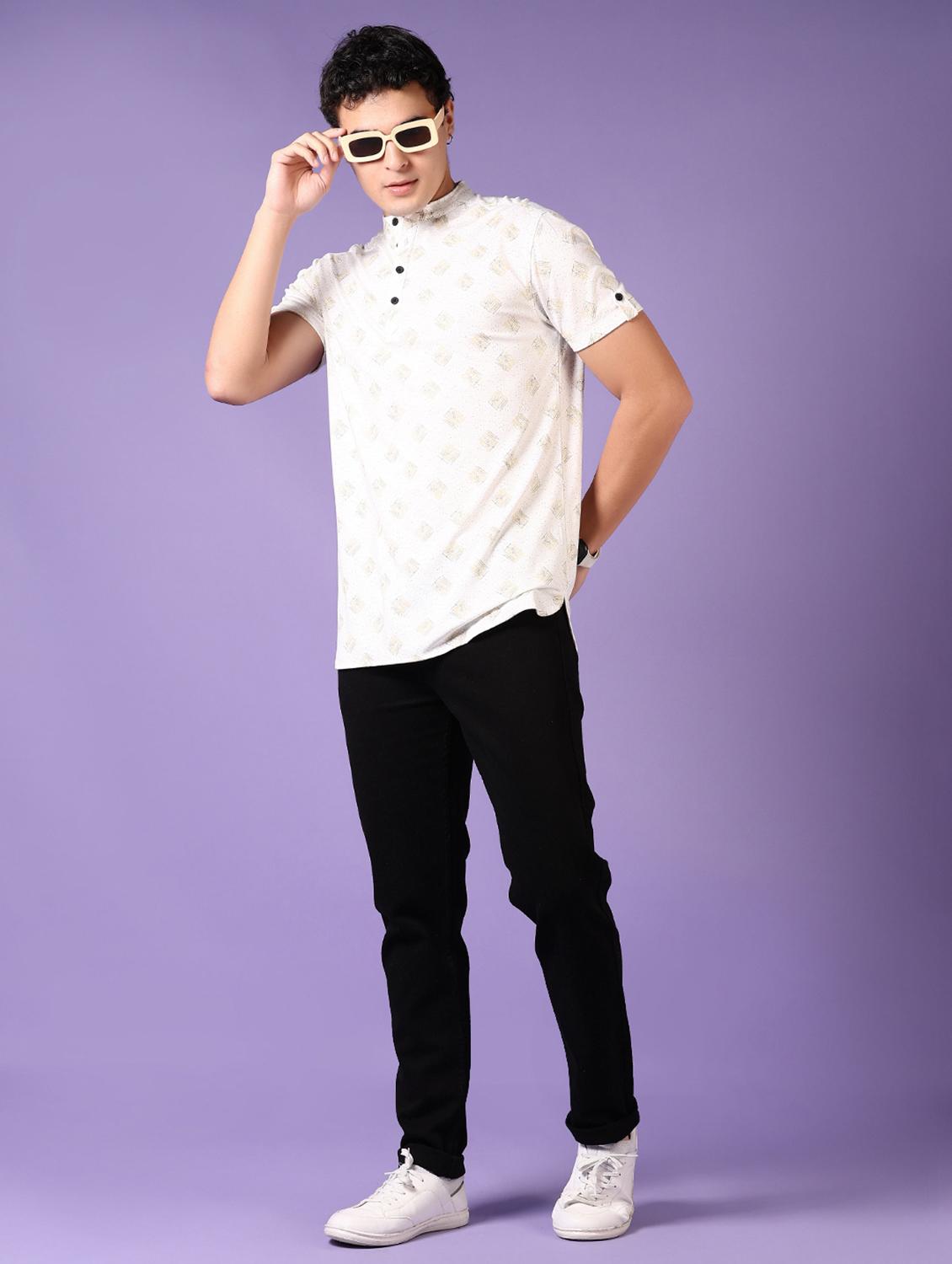 men solid mid rise denim jeans - 21718041 - Standard Image - 4