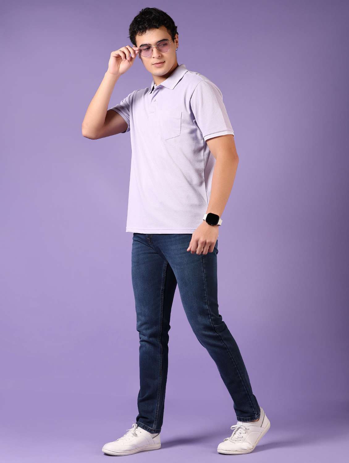 men washed mid rise jeans - 21718059 -  Standard Image - 4