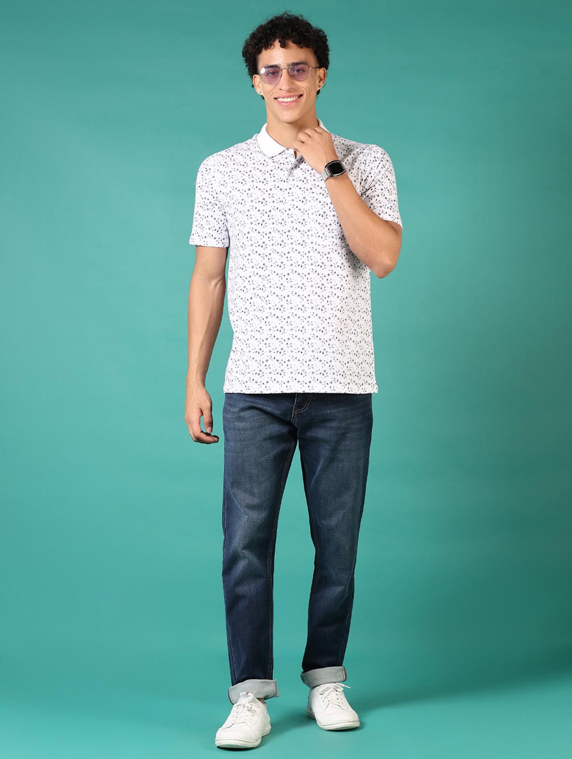 men washed mid rise jeans - 21718063 - Standard Image - 4