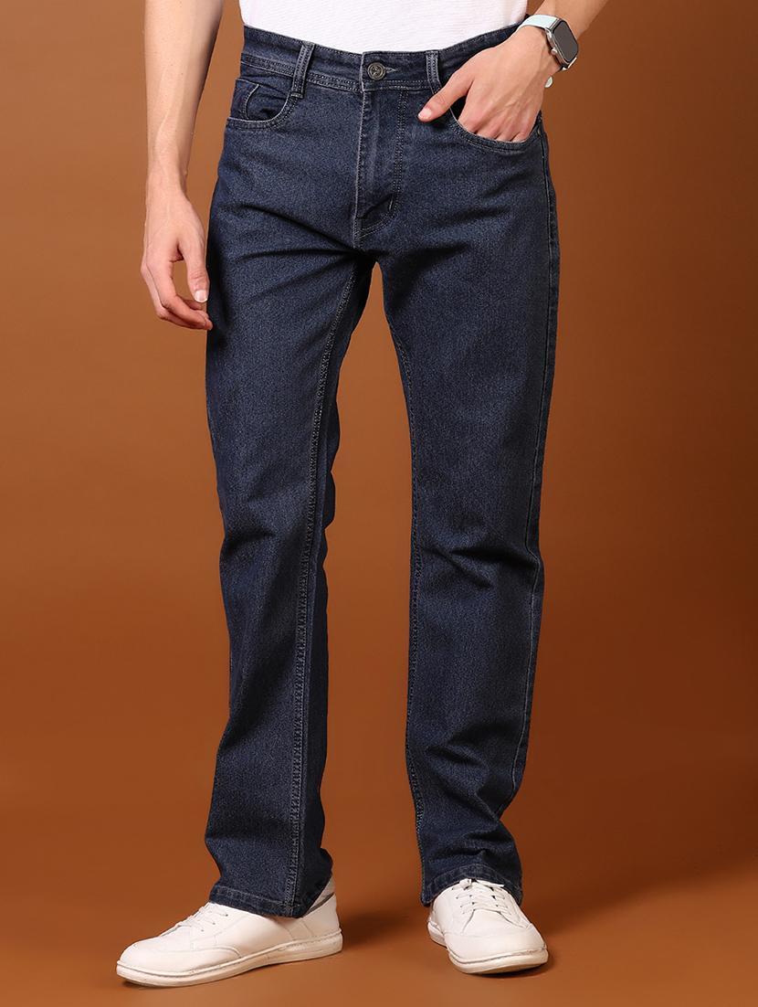 men solid mid rise jeans - 21718100 - Zoom Image - 0