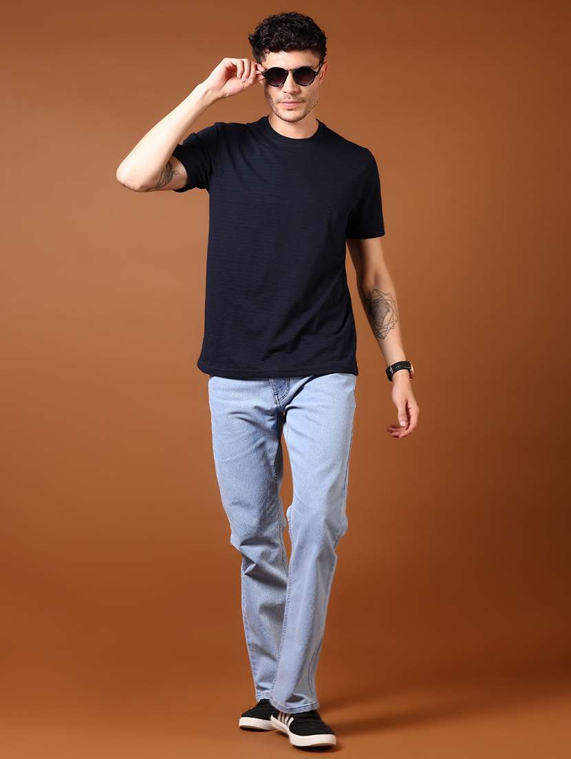 men pain mid rise denim jeans - 21718105 - Standard Image - 4