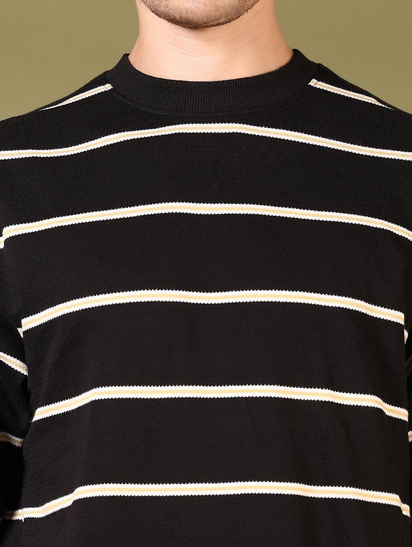 men short sleeves striped t-shirt - 21718129 - Standard Image - 4