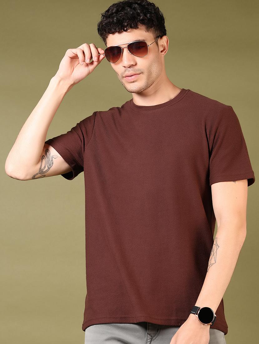 men solid short sleeve t-shirt - 21718130 - Standard Image - 1