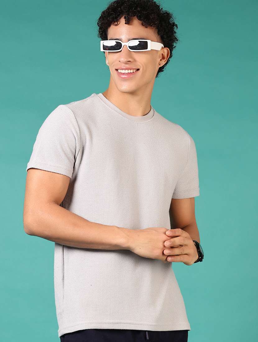 men solid short sleeve t-shirt - 21718133 -  Standard Image - 1