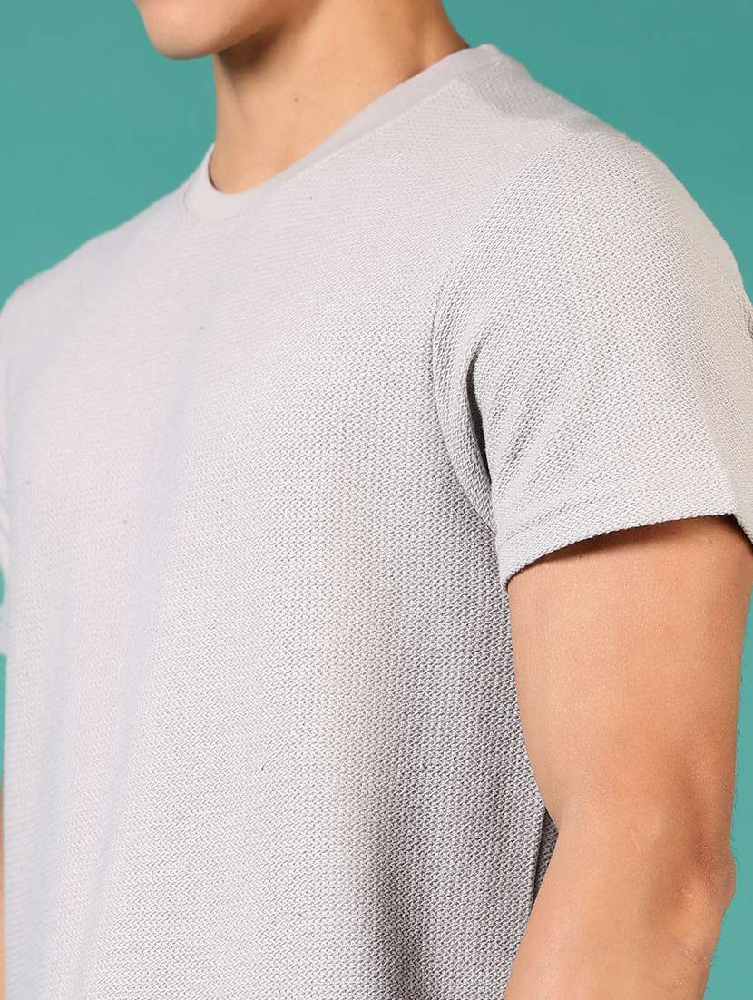 men solid short sleeve t-shirt - 21718133 -  Standard Image - 4