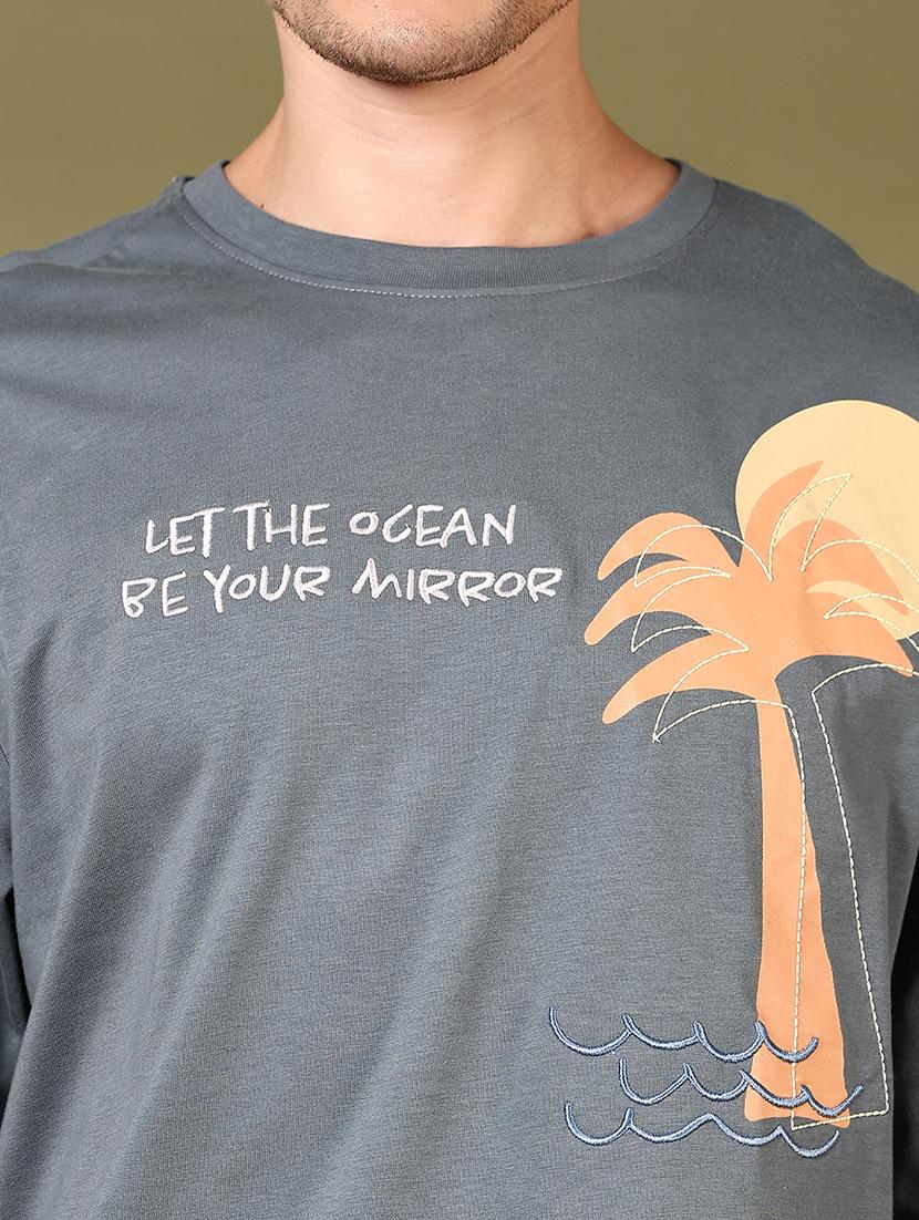 men front & back print short sleeve t-shirt - 21718138 - Standard Image - 4