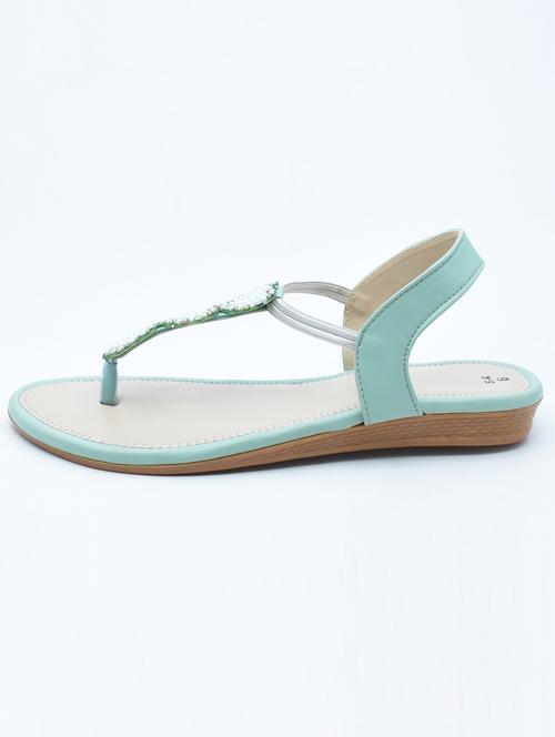 women t-strap flat sandal - 21718199 - Standard Image - 0