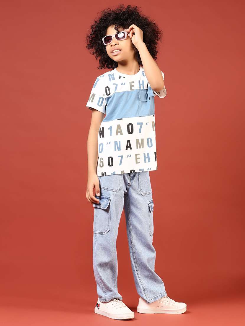 boys printed short sleeve regular fit t-shirt - 21718445 -  Standard Image - 4