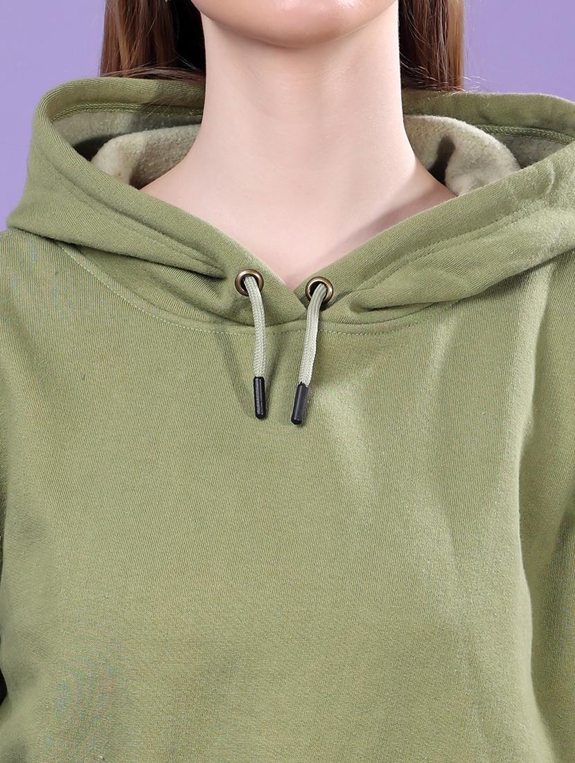 women printed hooded long sleeves sweatshirt - 21719482 - Standard Image - 4