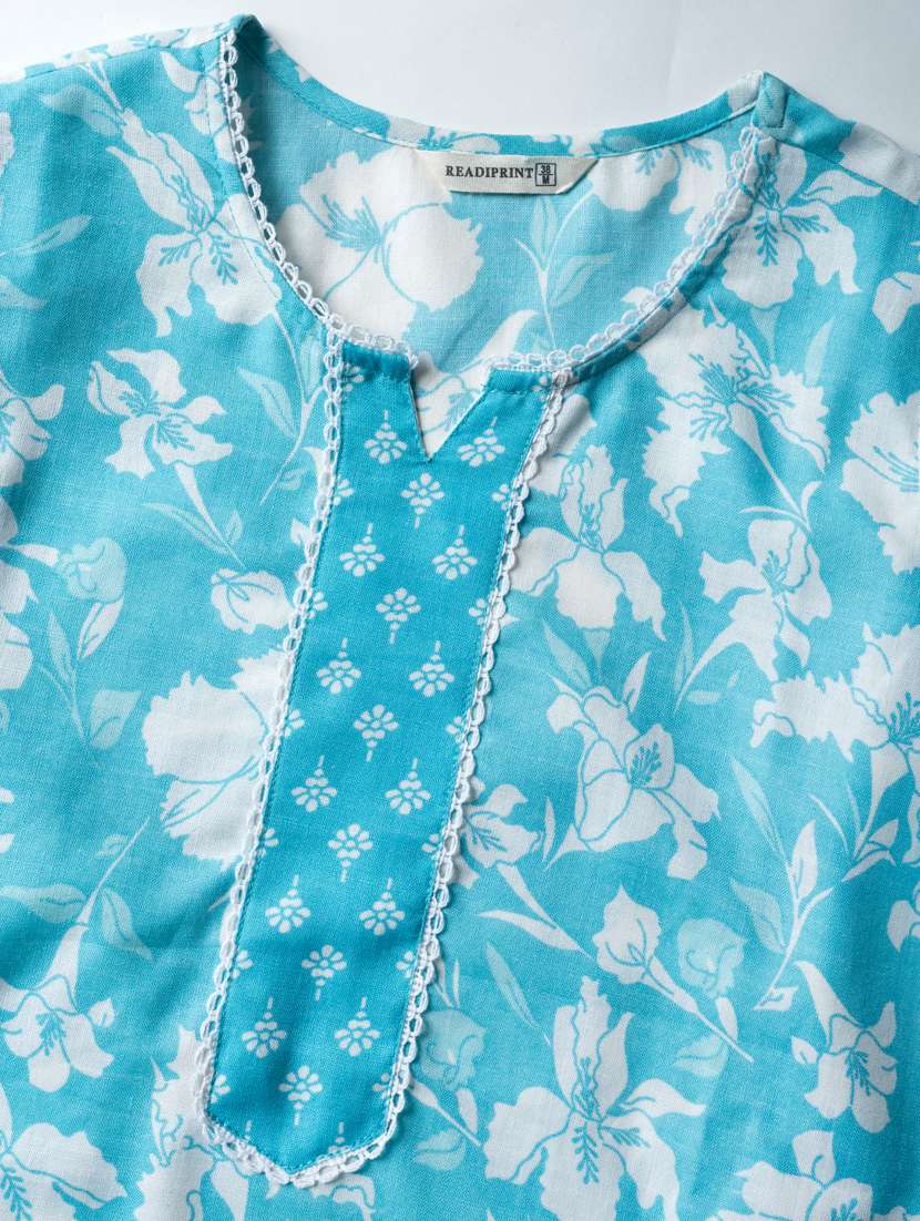 women printed kurta and pant with dupatta  - 21719617 -  Standard Image - 4