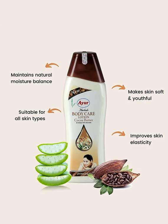 ayur herbals winter care body lotion enriched with cocoa butter, almond,castor oil i soften & soothe dry skin i pack of 1-1000ml - 21719806 -  Standard Image - 1