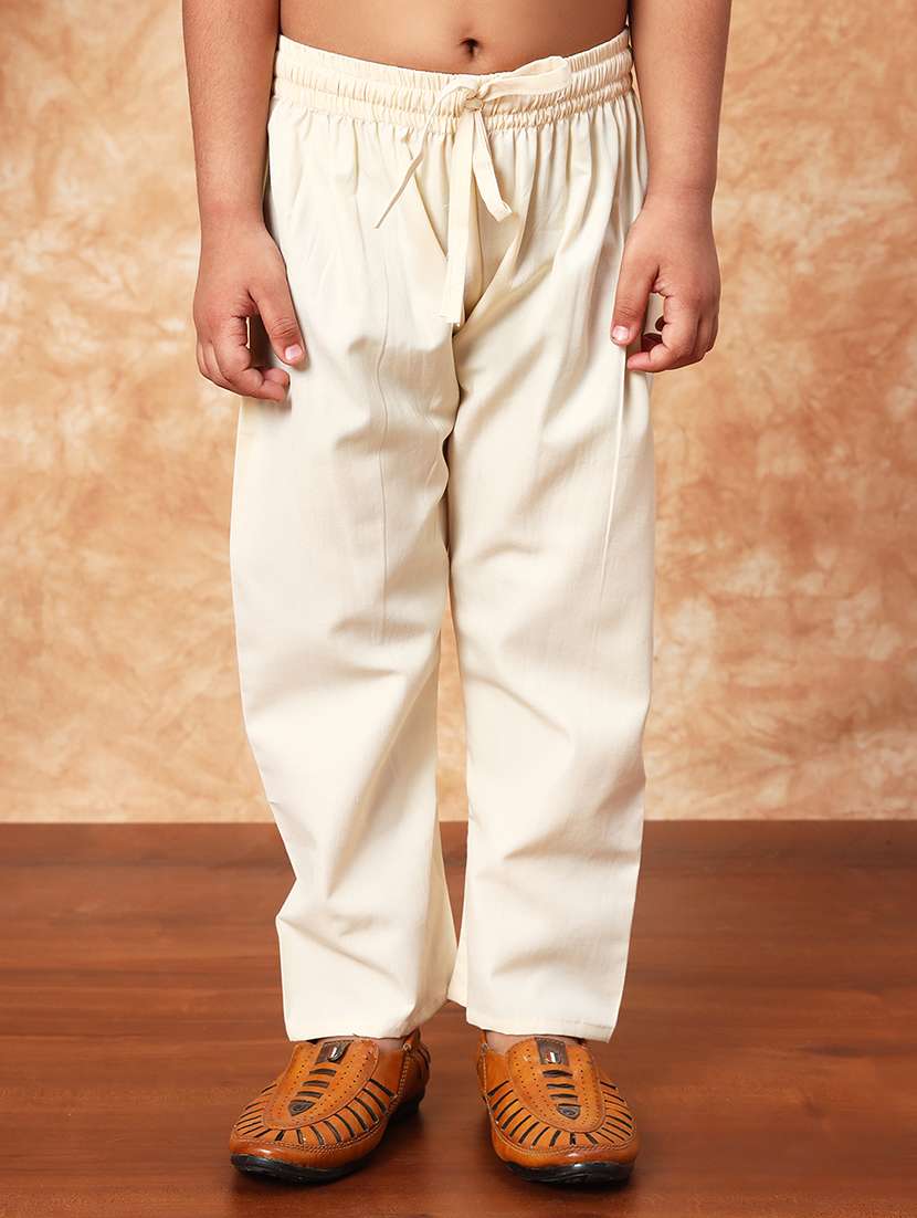 boys mandarin neck printed kurta pyjama set  - 21719811 -  Standard Image - 4