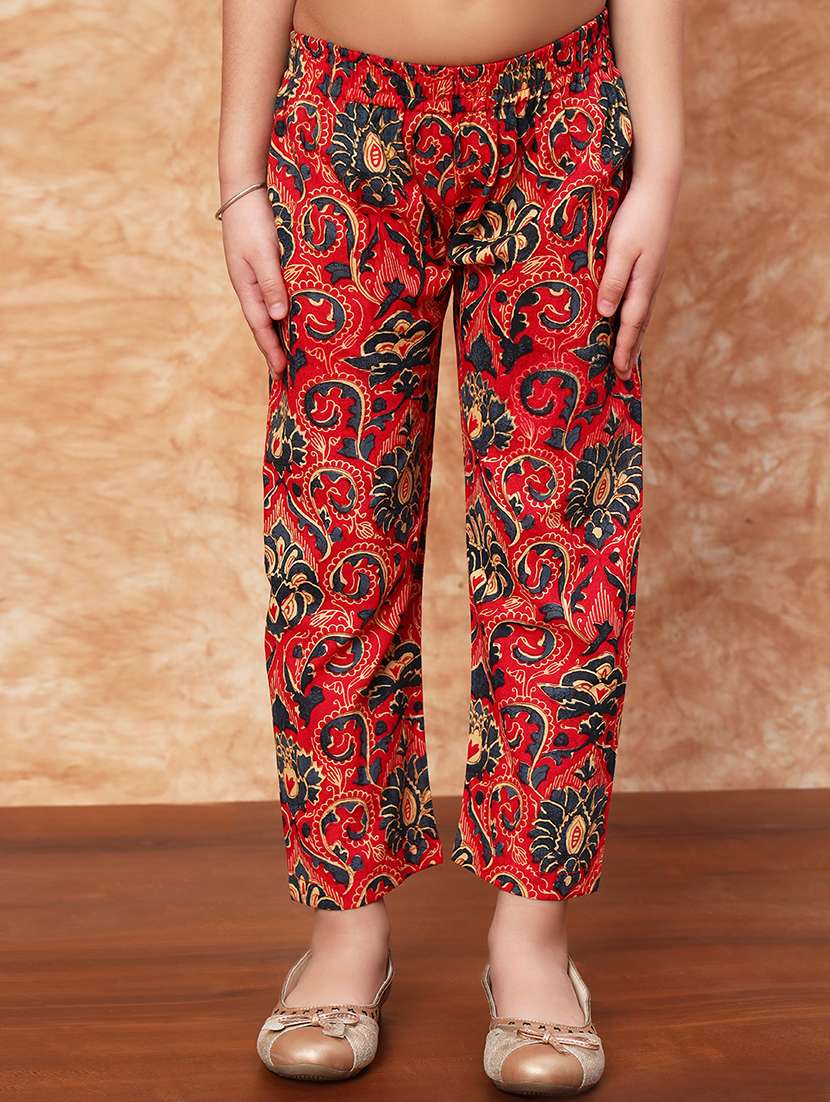 girls printed kurta pant set  - 21719870 -  Standard Image - 4