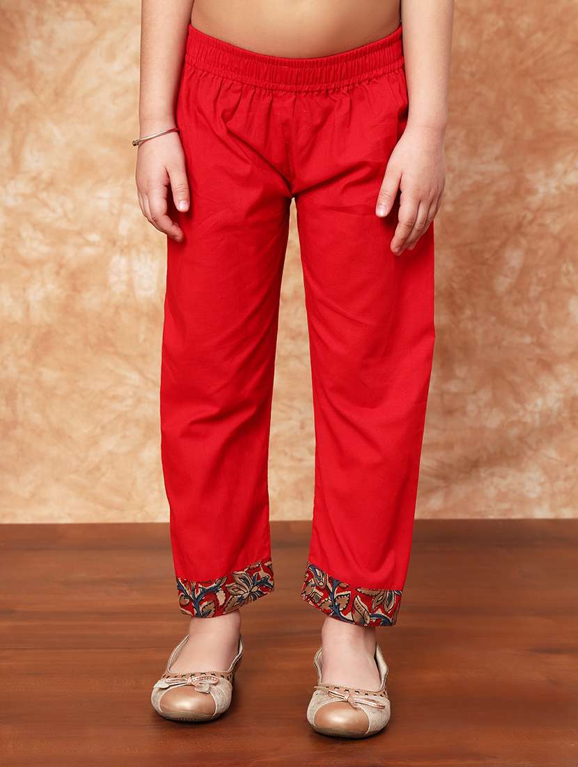 girls printed kurta pant set  - 21719873 -  Standard Image - 4