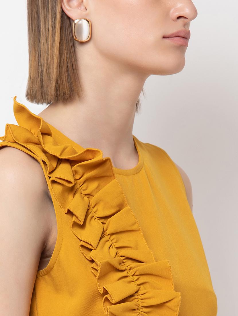 women solid sleeveless a-lien dress - 21720320 - Standard Image - 4
