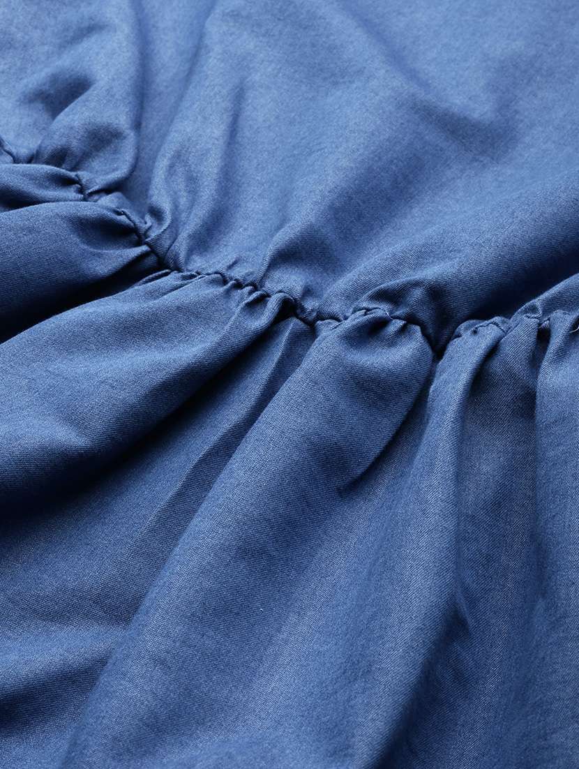 women solid sleeveless tiered dress - 21720396 -  Standard Image - 4