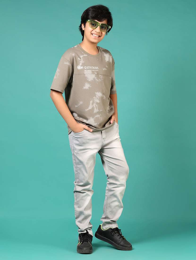 boys solid mid rise relaxed fit jean - 21720521 -  Standard Image - 4