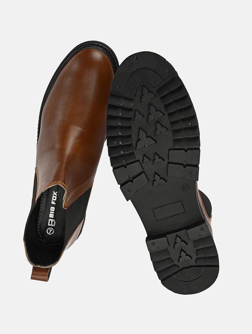 men brown low ankle boot - 21720608 - Standard Image - 4