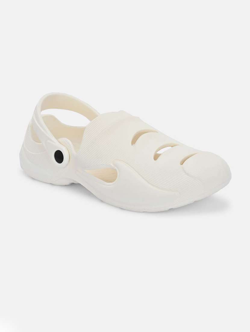 men white slip on crocs - 21720615 -  Standard Image - 1