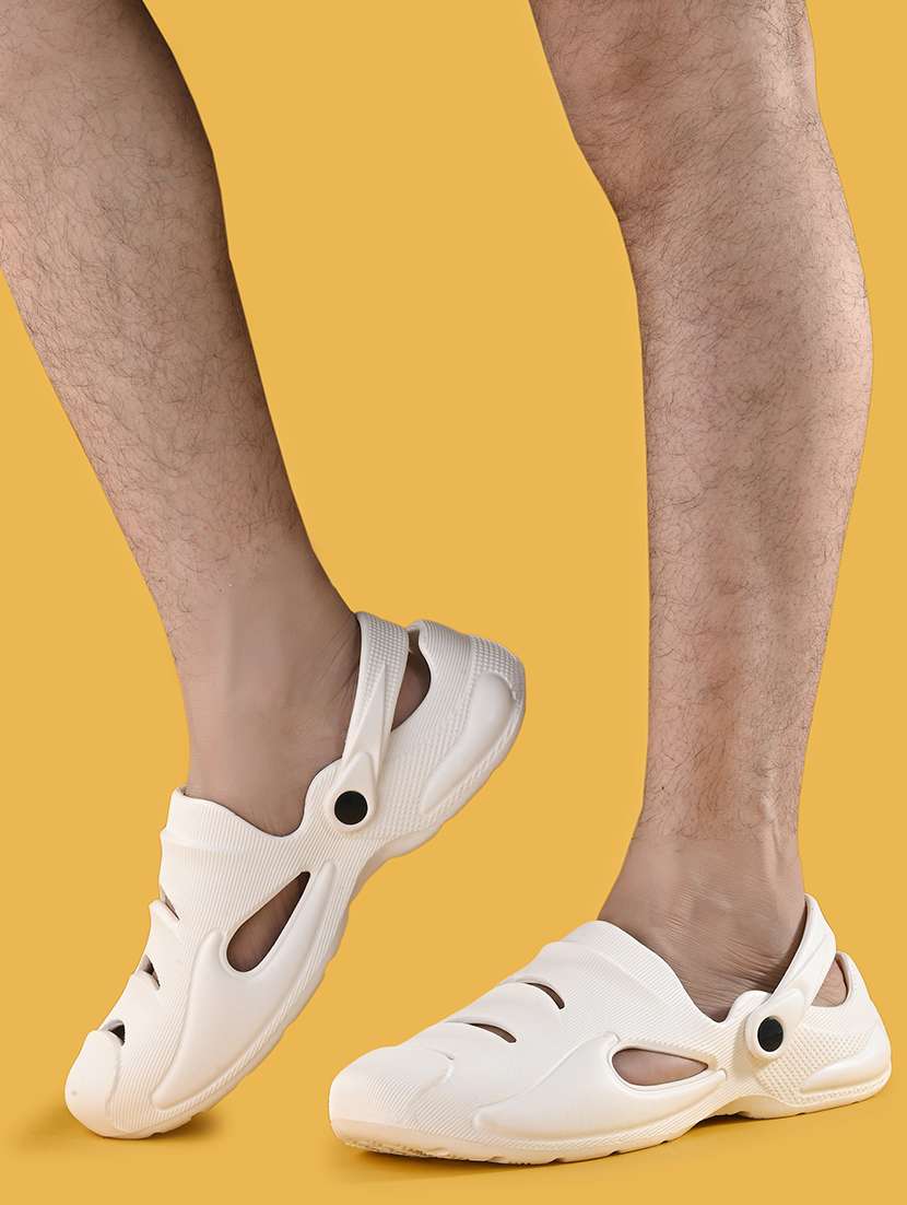 men white slip on crocs - 21720615 -  Standard Image - 4