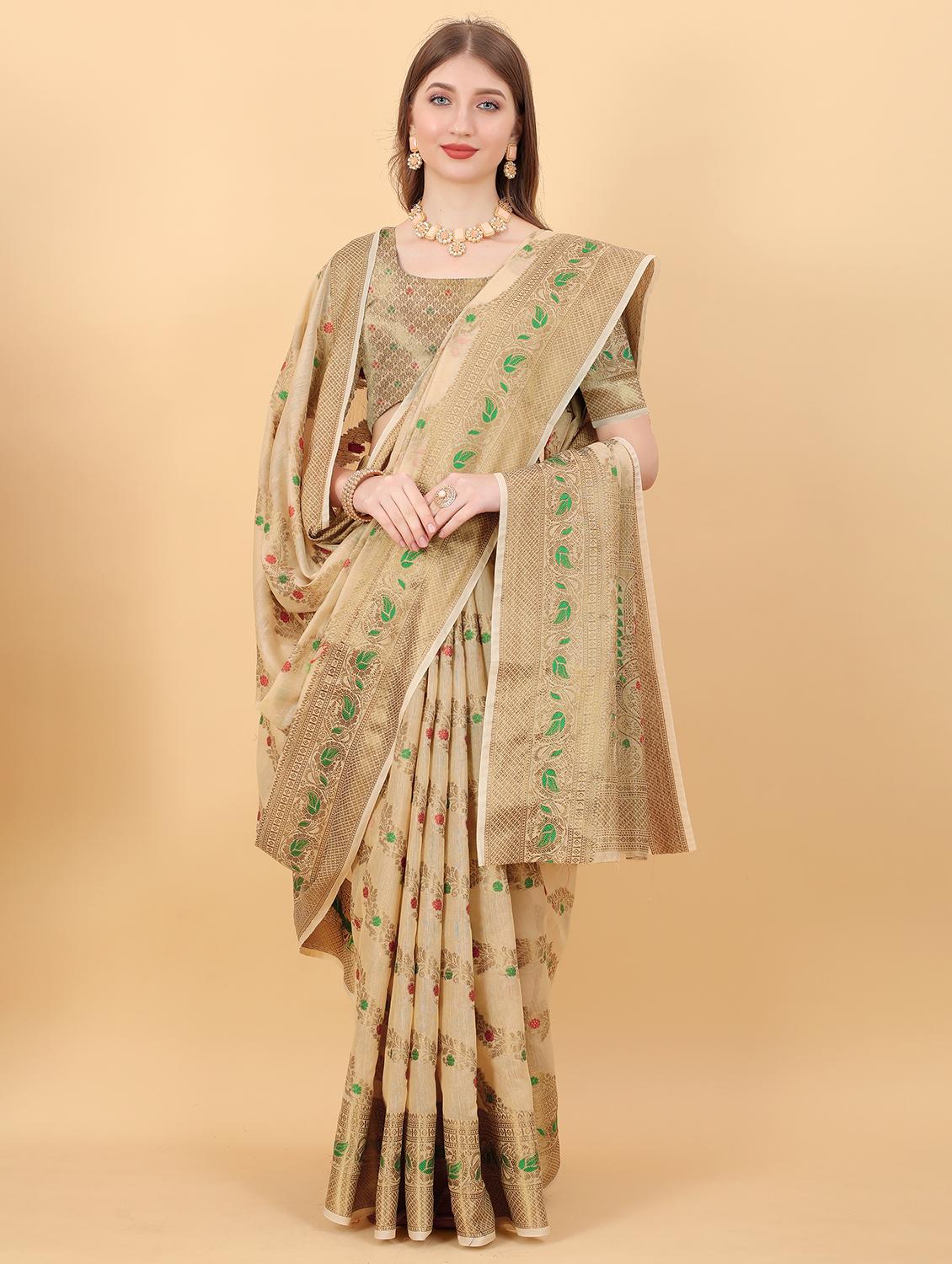 women self design banarasi silk saree with blouse - 21720692 -  Standard Image - 1