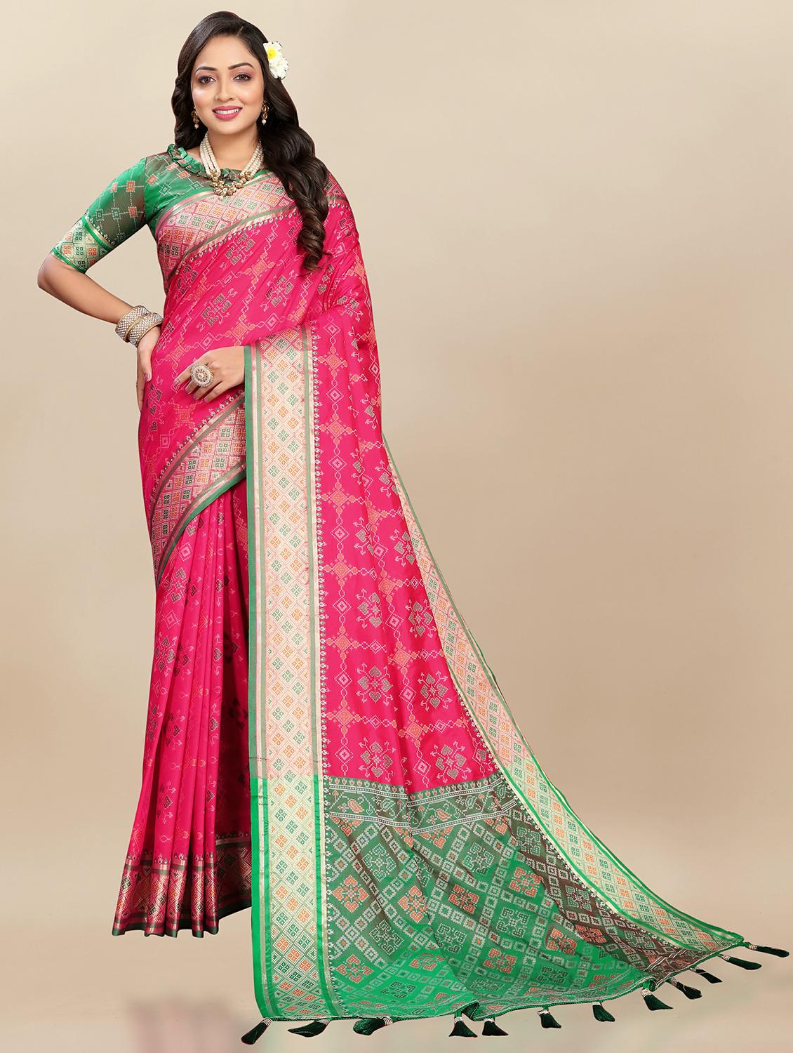 women self design banarasi silk saree with blouse - 21720886 -  Standard Image - 1