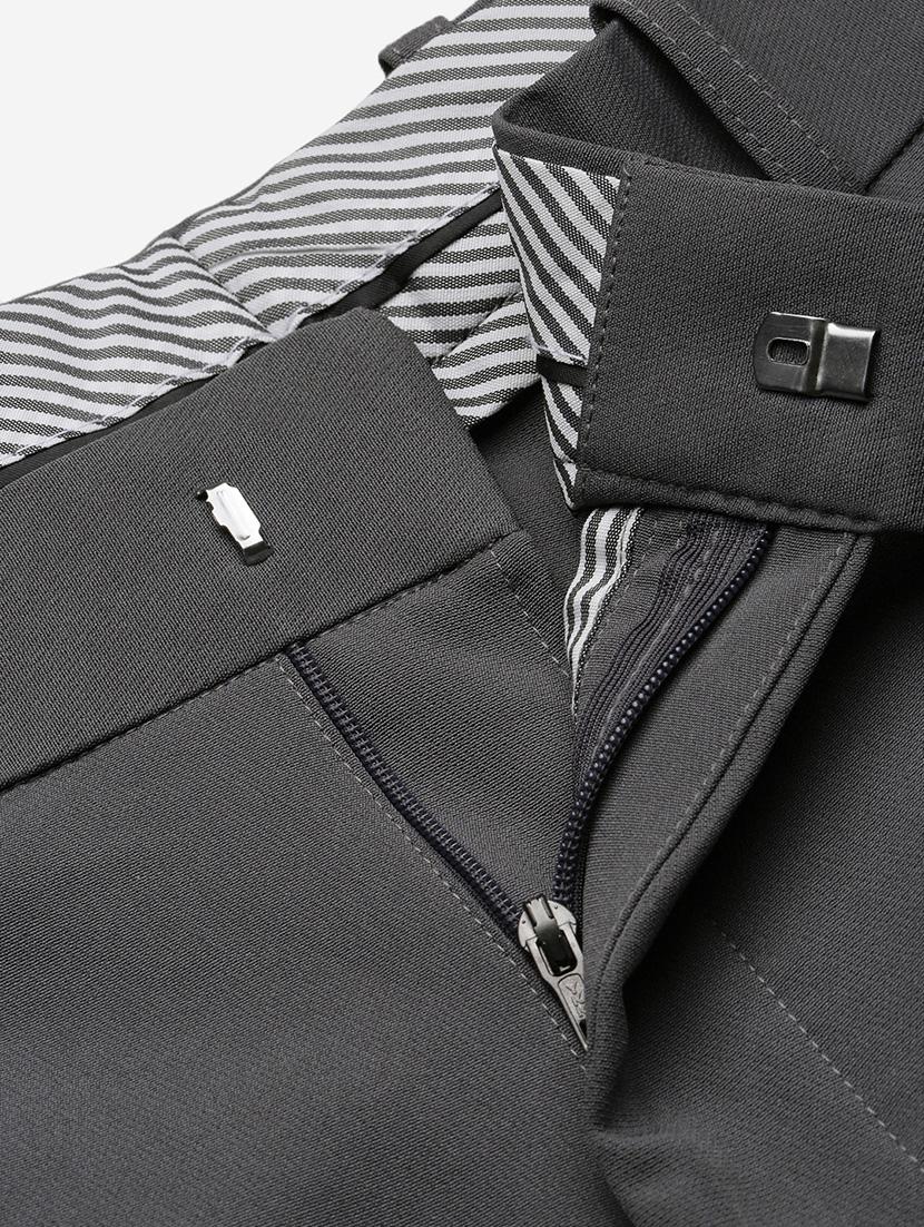 men mid rise solid pleated formal trouser - 21720916 - Standard Image - 6