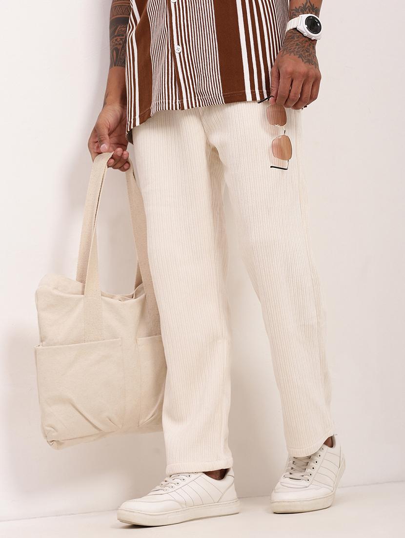 men mid rise solid ankle length track pant - 21720927 - Standard Image - 1