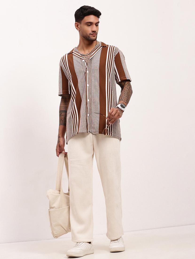 men mid rise solid ankle length track pant - 21720927 - Standard Image - 4