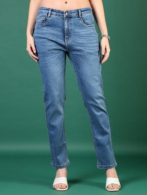 women blue mid rise ankle length denim jean - 21721037 -  Standard Image - 0