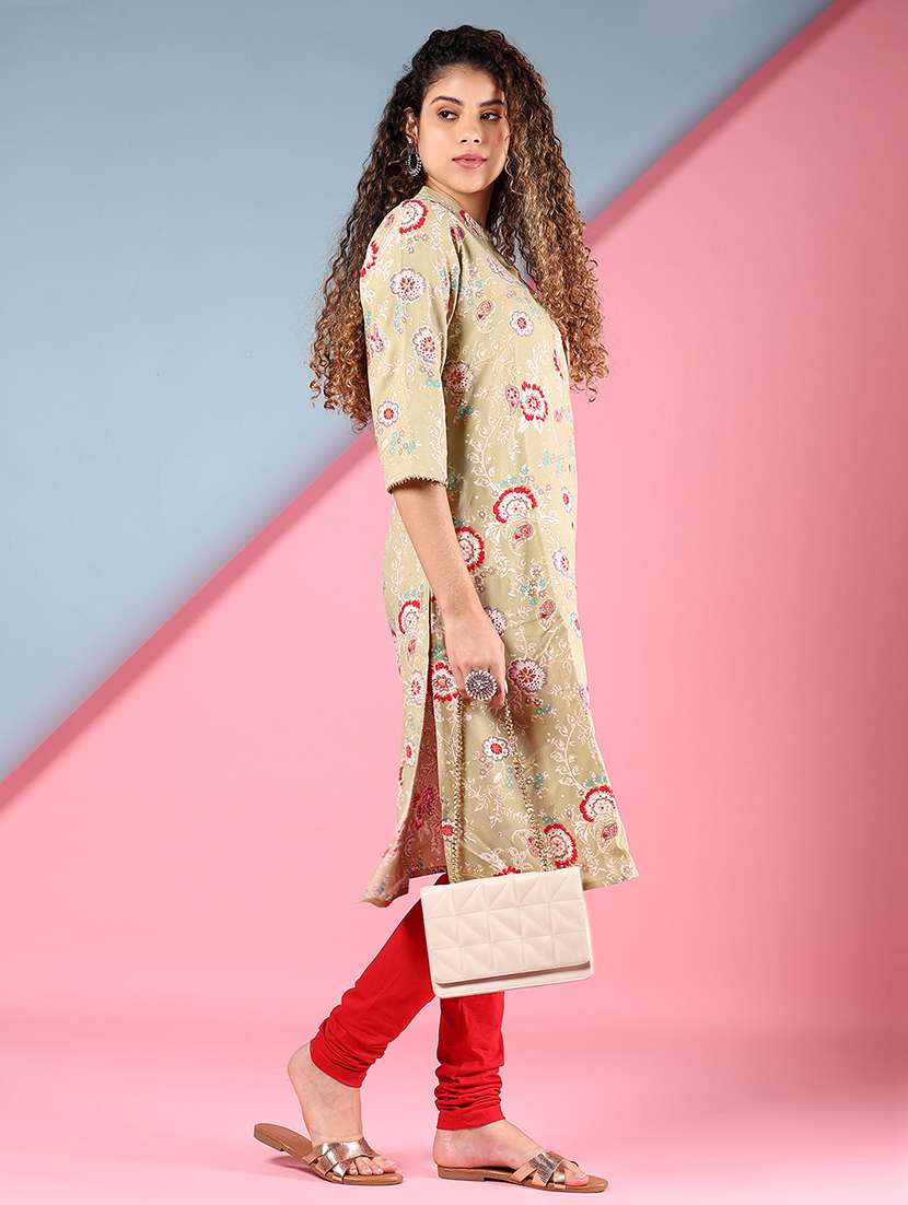 women solid mid rise full length legging - 21721057 -  Standard Image - 4