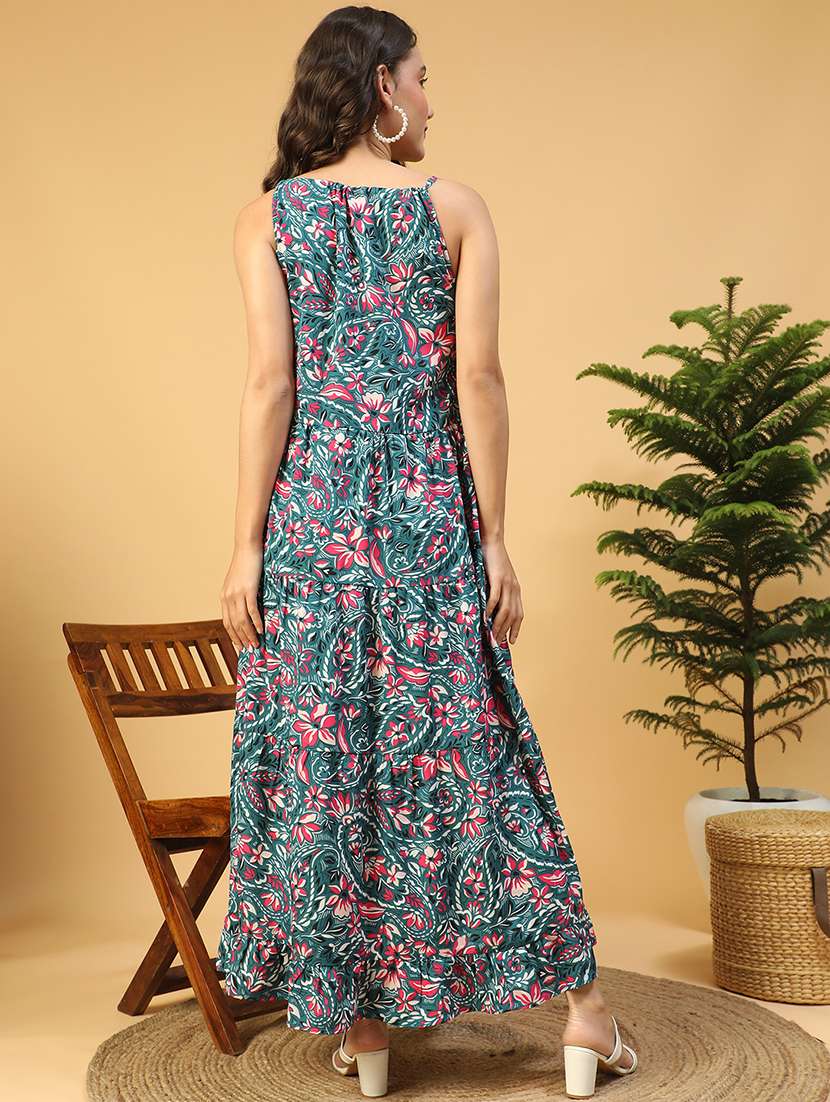 women printed fit & flare dress - 21721179 -  Standard Image - 4