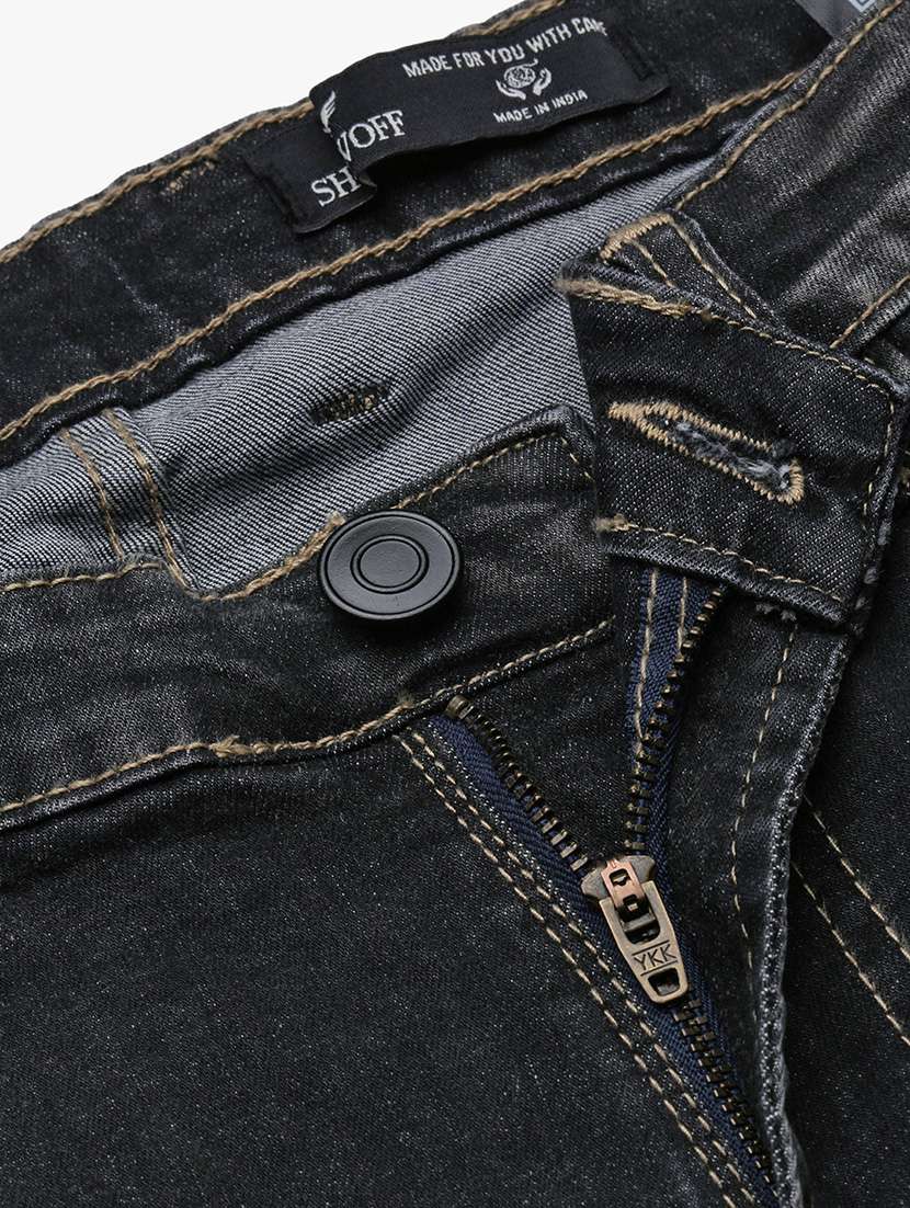 men low rise washed denim jeans - 21721361 -  Standard Image - 6