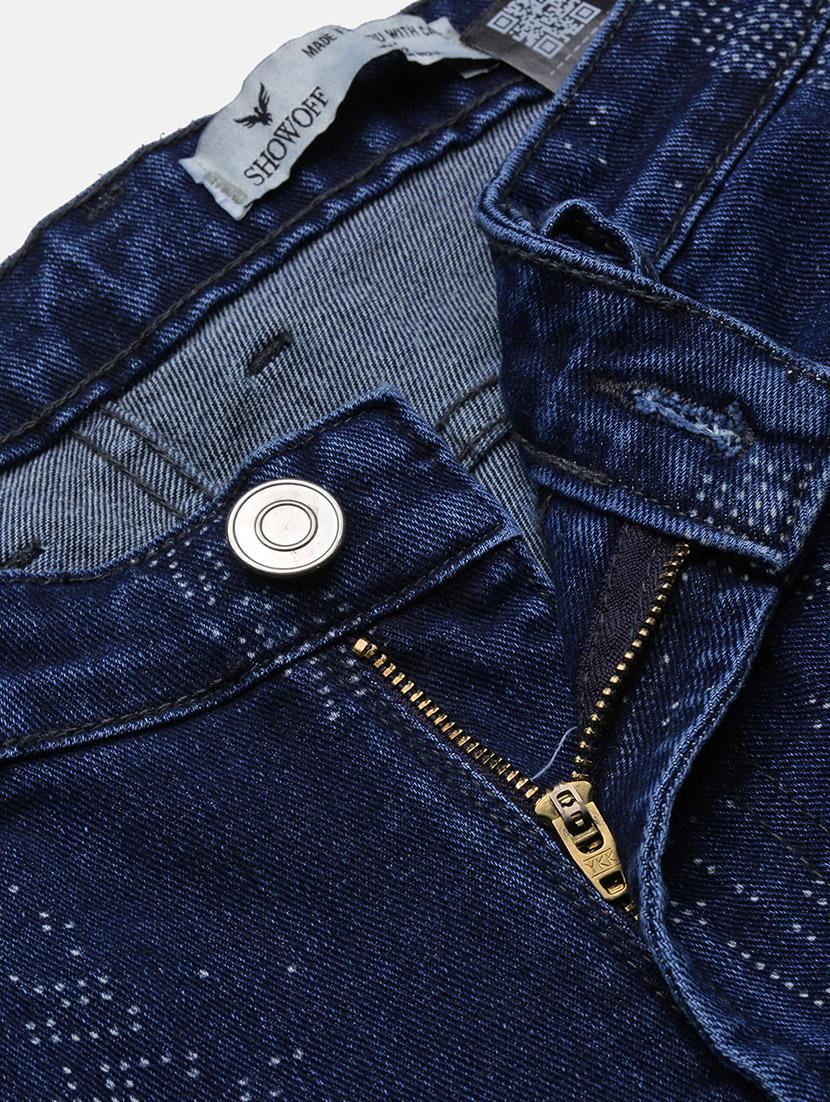 men low rise printed denim jeans - 21721364 - Standard Image - 6