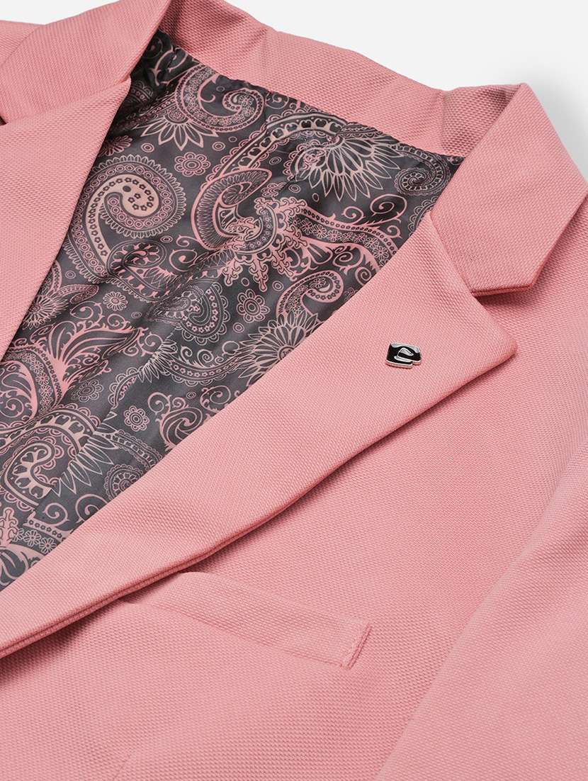 men's solid single-breasted blazer - 21721378 -  Standard Image - 6