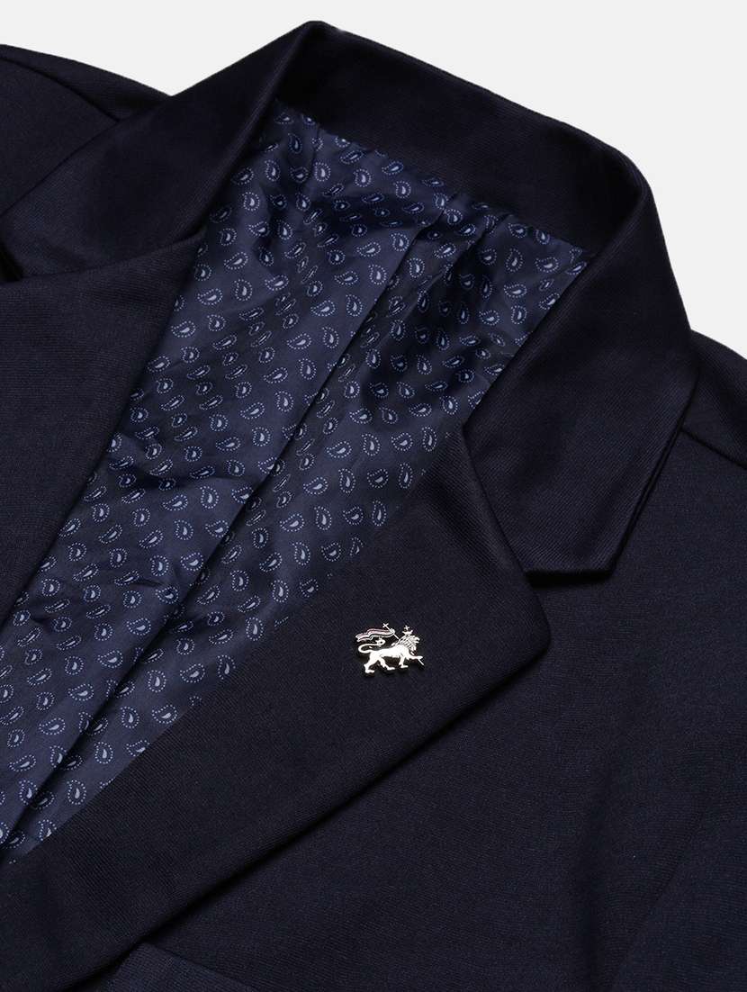 men's solid single-breasted blazer - 21721379 -  Standard Image - 6